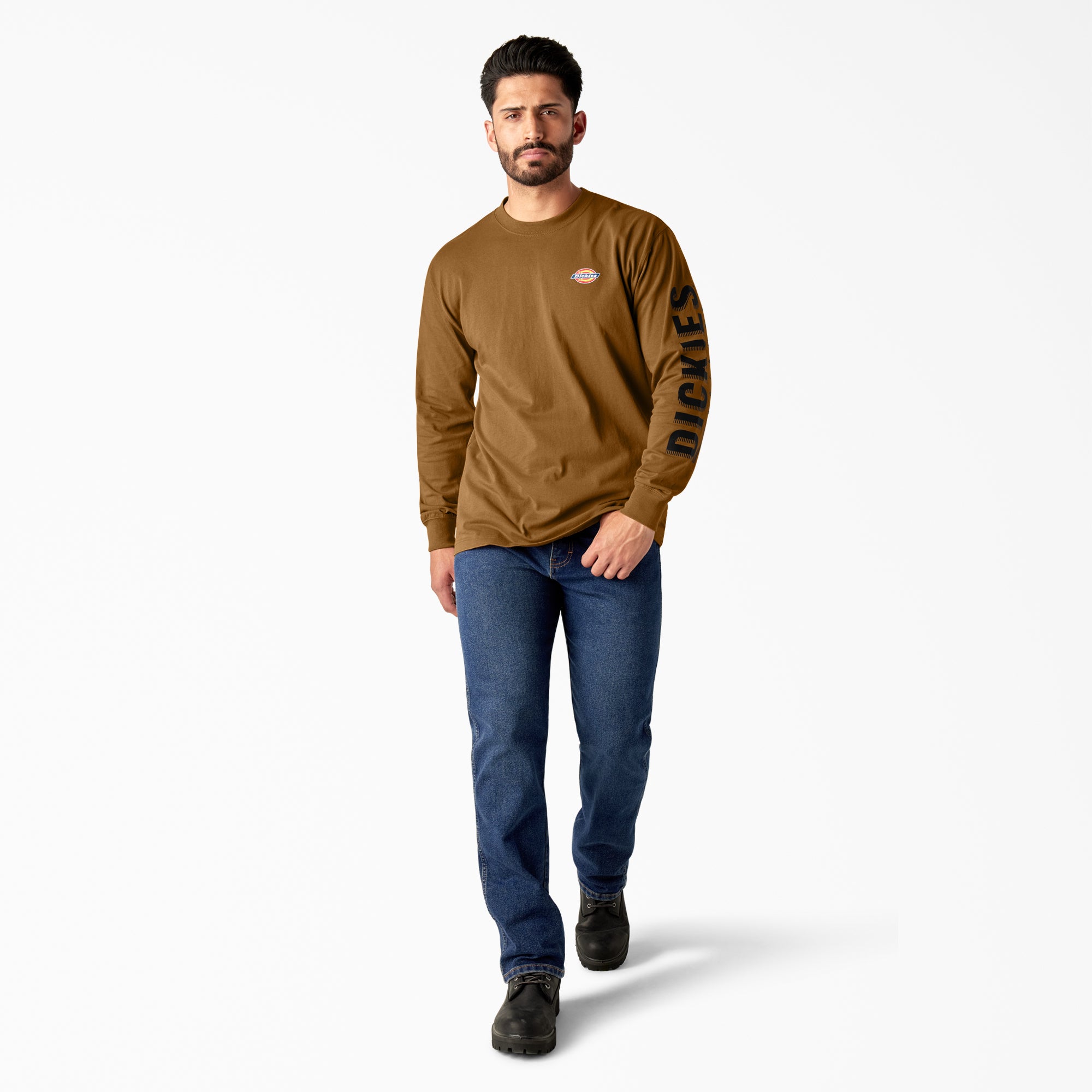 Long Sleeve Workwear Graphic T-Shirt - Image 3