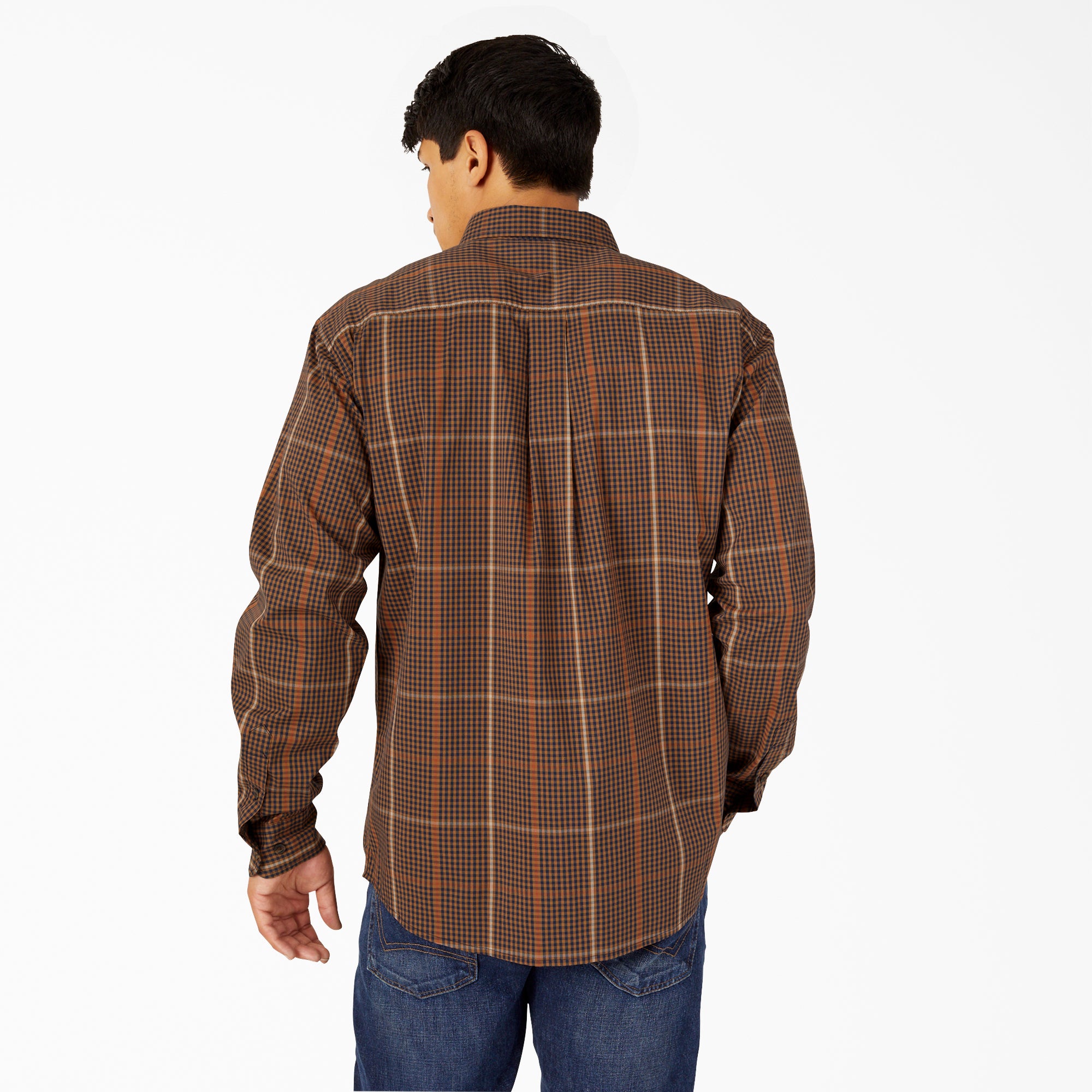 FLEX Relaxed Fit Long Sleeve Plaid Shirt - Image 2