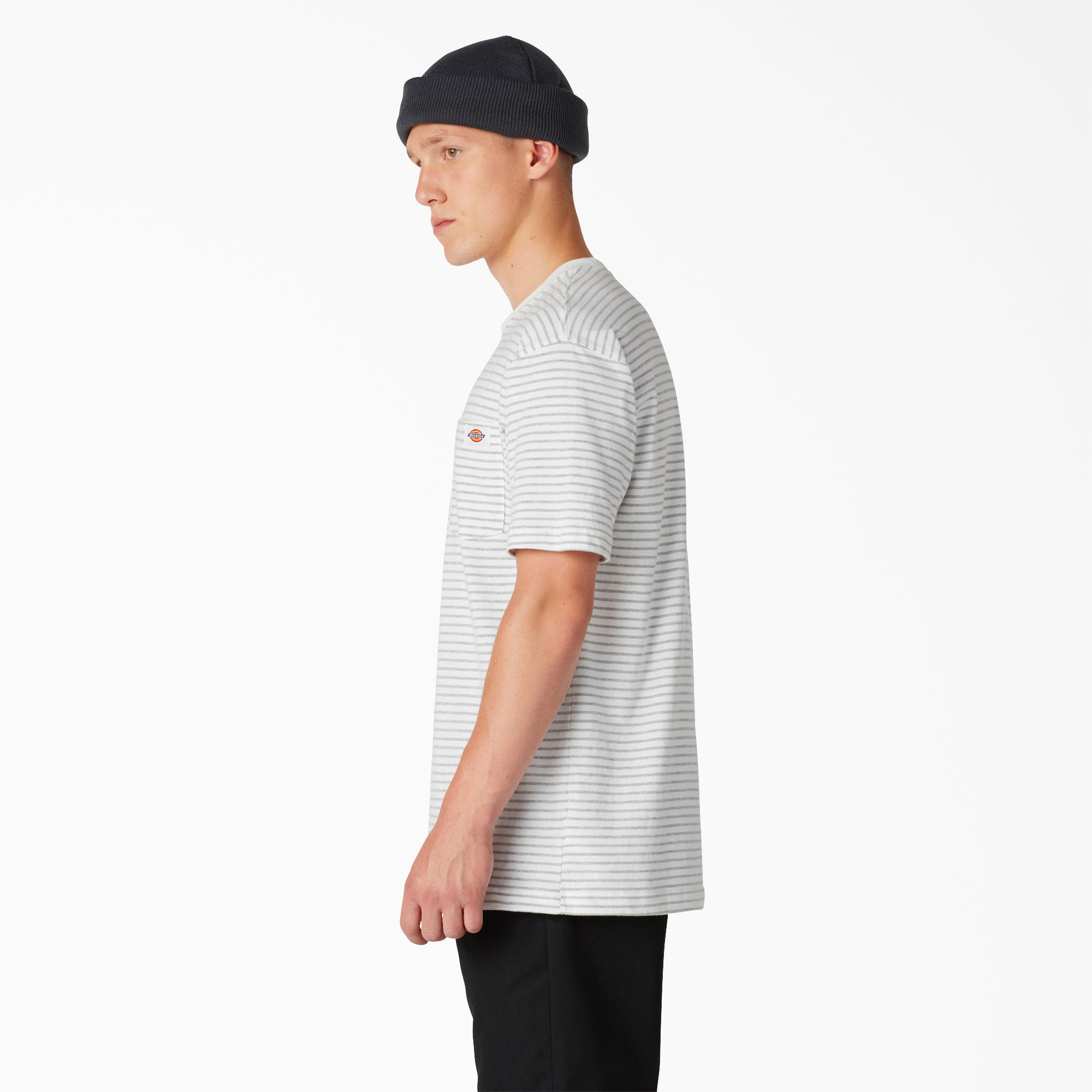Regular Fit Striped Pocket T-Shirt - Image 3