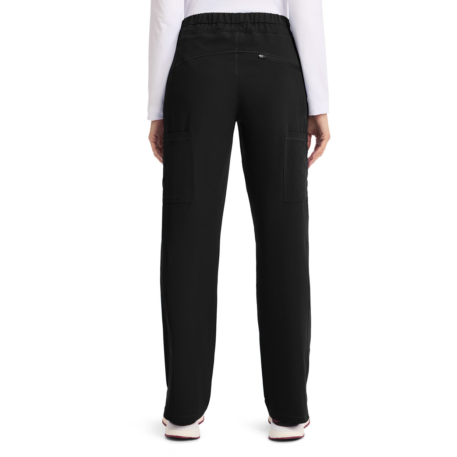 Women's Dynamix Mid Rise Straight Leg Drawstring Scrub Pant - Image 2
