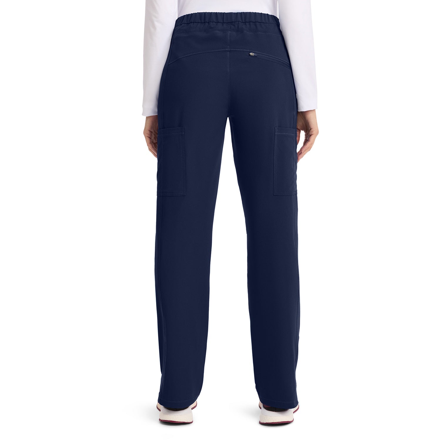 Women's Dynamix Mid Rise Straight Leg Drawstring Scrub Pant - Image 2