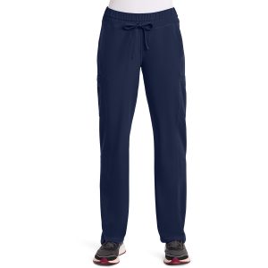 Women's Dynamix Mid Rise Straight Leg Drawstring Scrub Pant