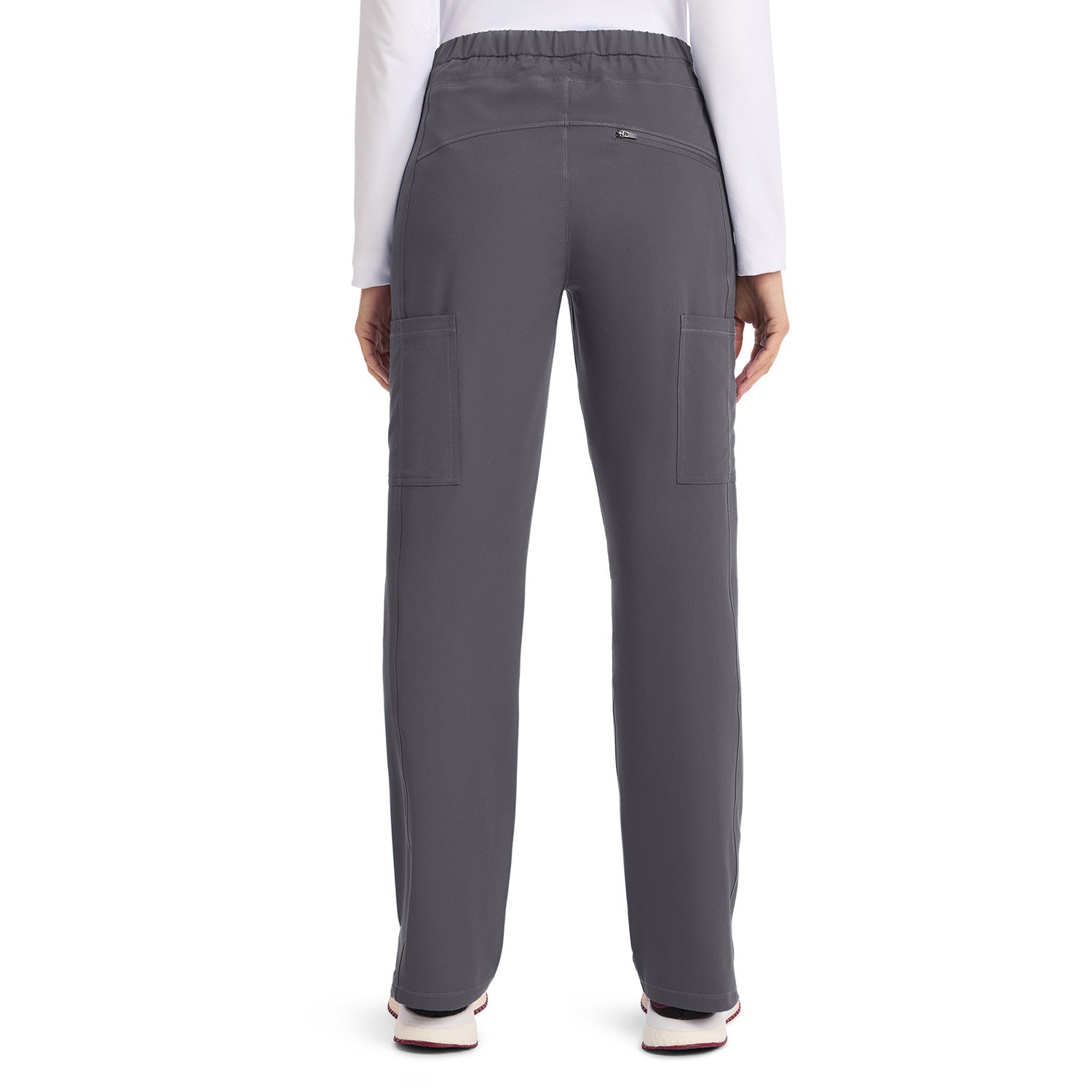 Women's Dynamix Mid Rise Straight Leg Drawstring Scrub Pant - Image 2