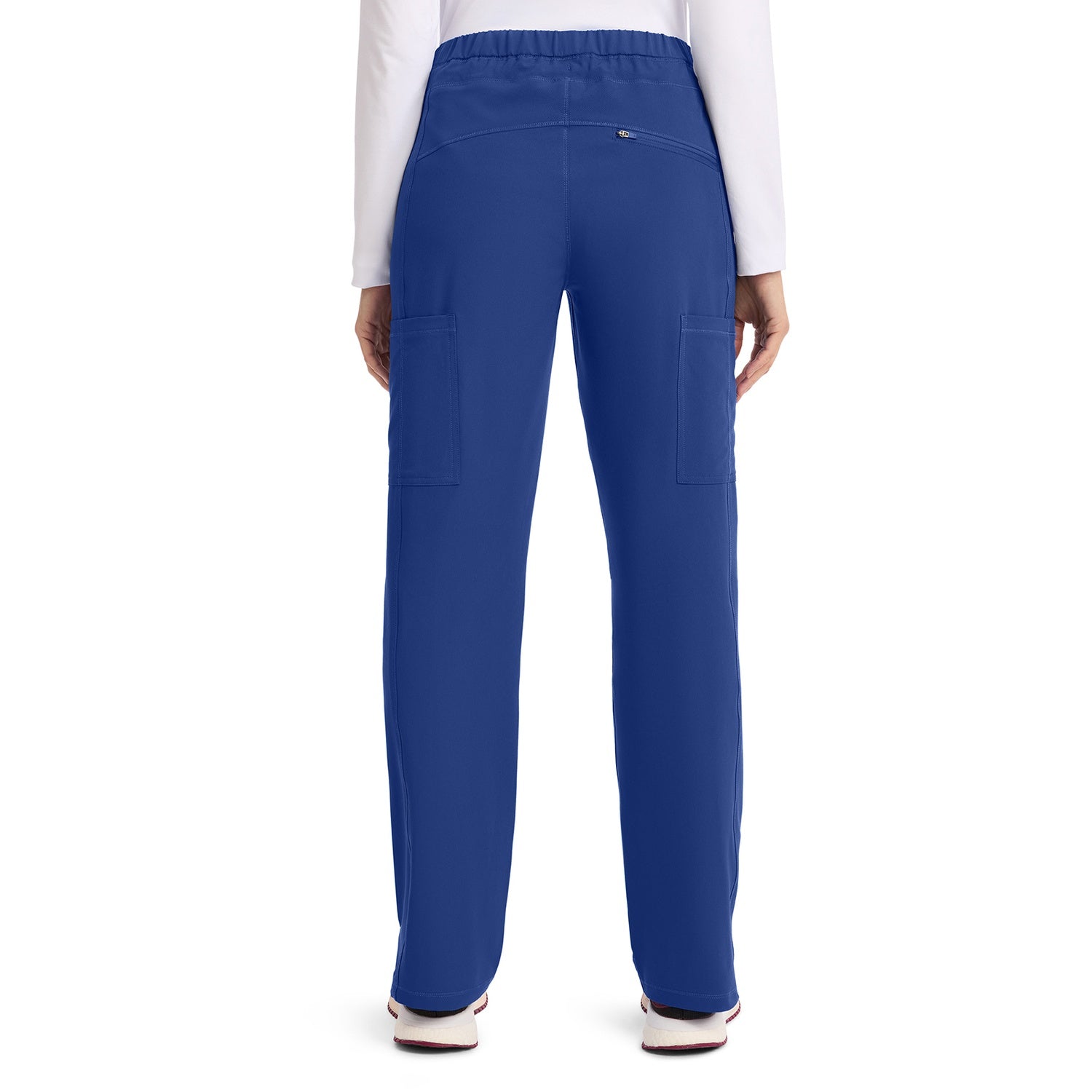 Women's Dynamix Mid Rise Straight Leg Drawstring Scrub Pant - Image 2