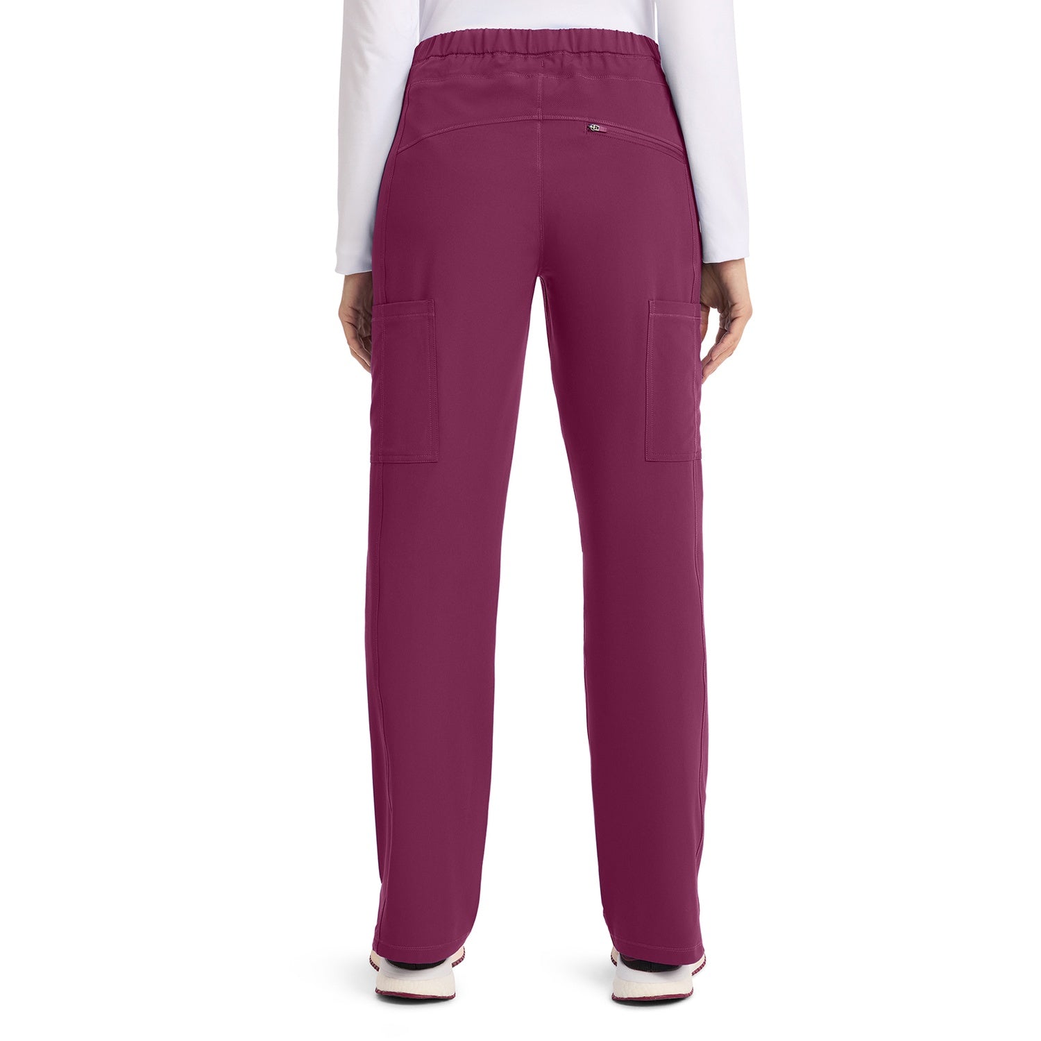Women's Dynamix Mid Rise Straight Leg Drawstring Scrub Pant - Image 2