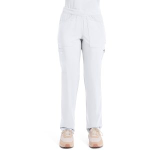 Women's Balance Mid Rise Tapered Leg Pull-On Scrub Pant
