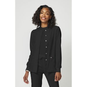 Women's EDS Essentials Snap Front Warm-Up Scrub Jacket