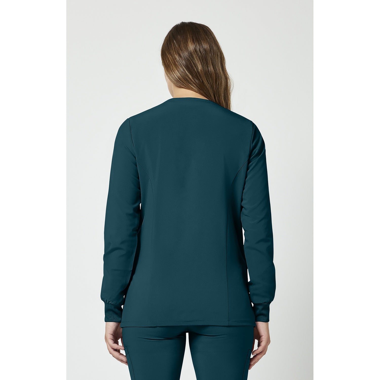 Women's EDS Essentials Snap Front Warm-Up Scrub Jacket - Image 2