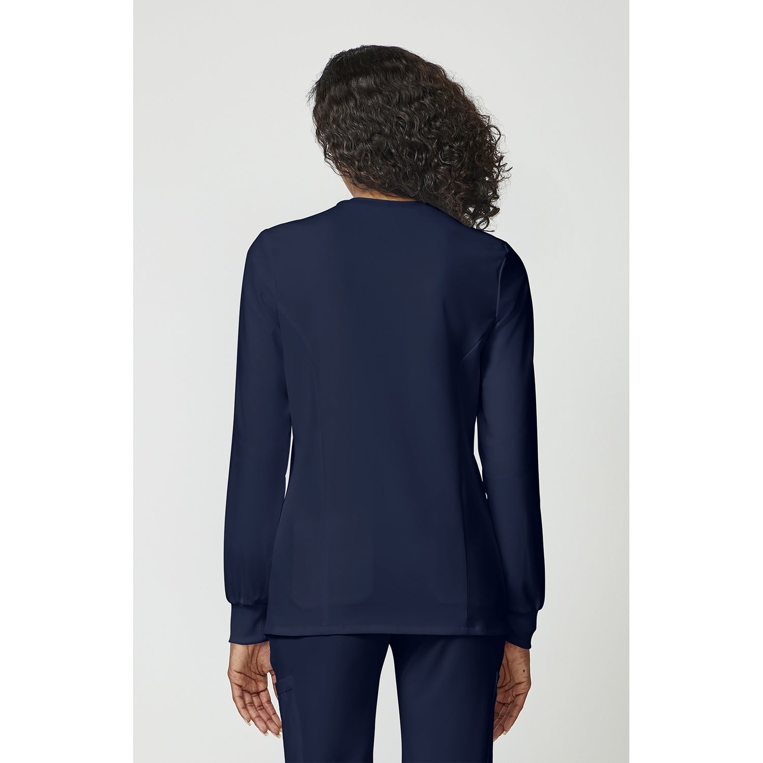 Women's EDS Essentials Snap Front Warm-Up Scrub Jacket - Image 2