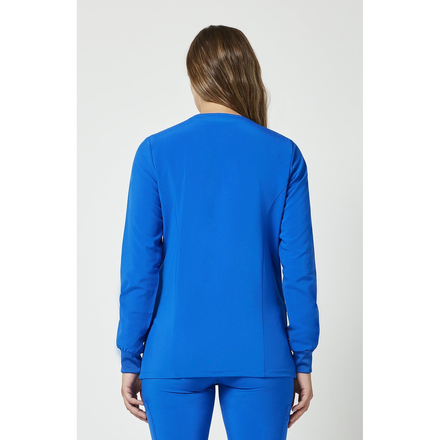 Women's EDS Essentials Snap Front Warm-Up Scrub Jacket - Image 2