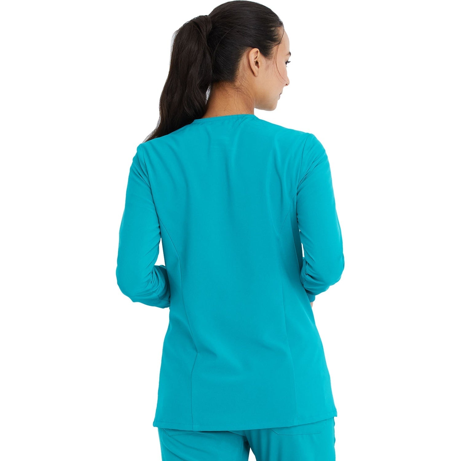 Women's EDS Essentials Snap Front Warm-Up Scrub Jacket - Image 2