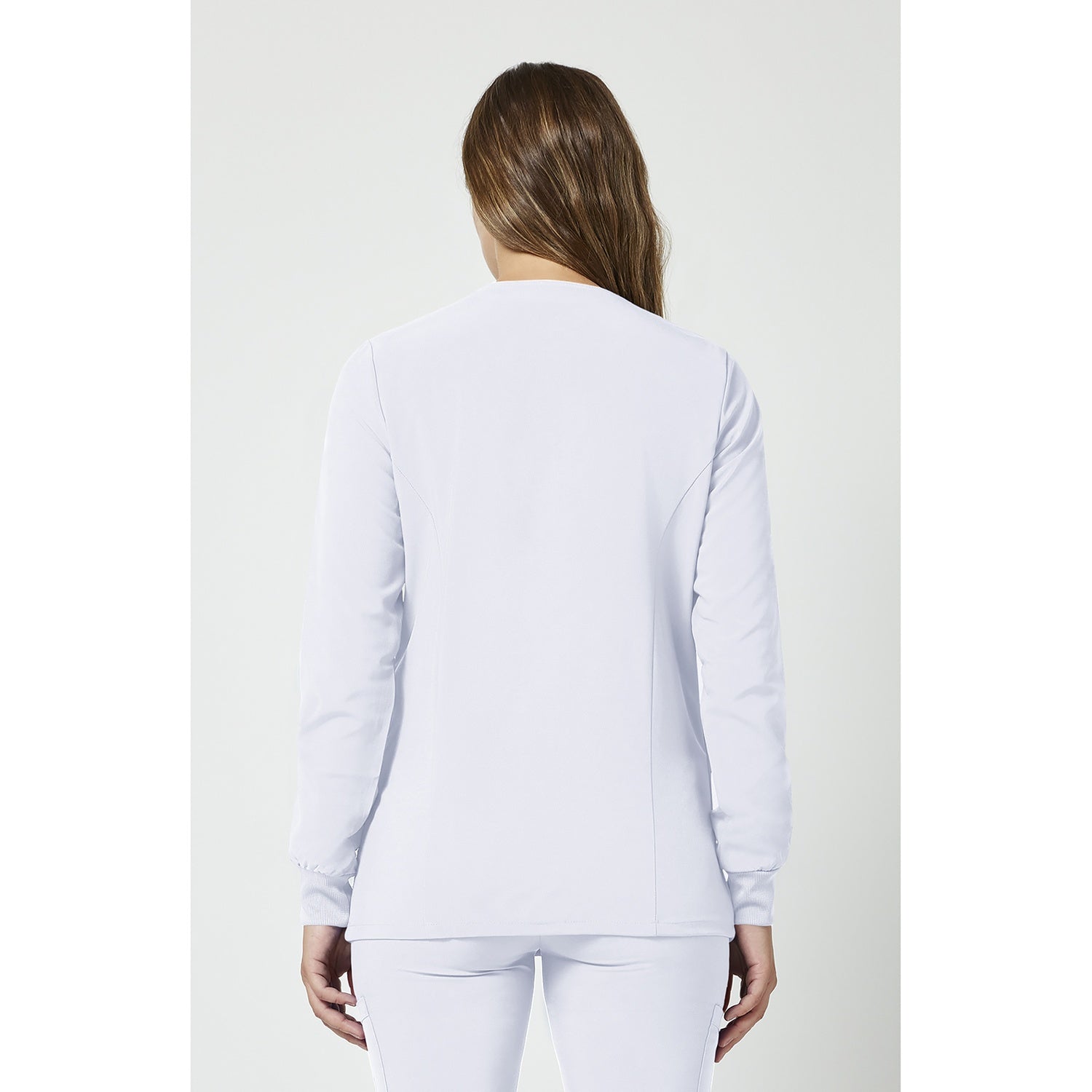 Women's EDS Essentials Snap Front Warm-Up Scrub Jacket - Image 2