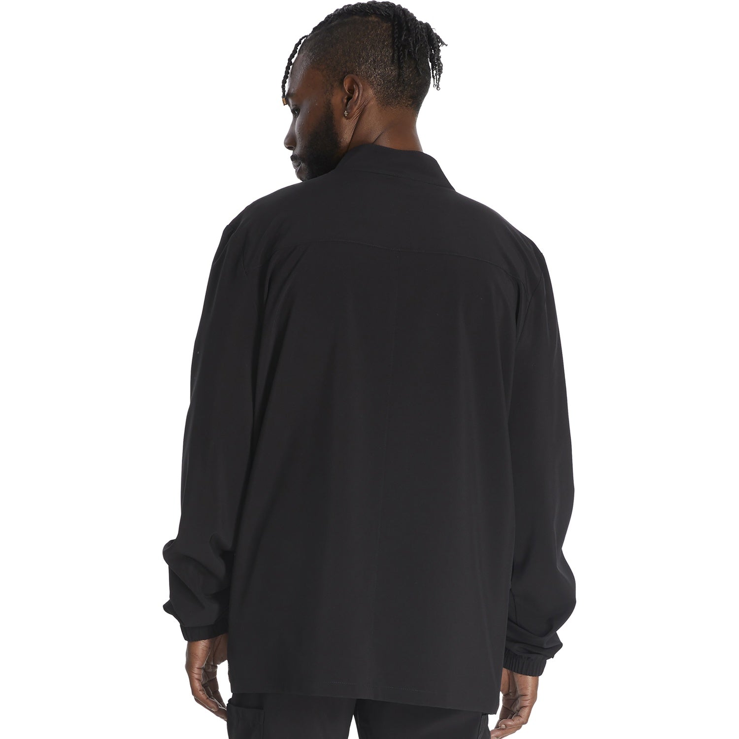 Men's EDS Essentials Zip Front Scrub Jacket - Image 2