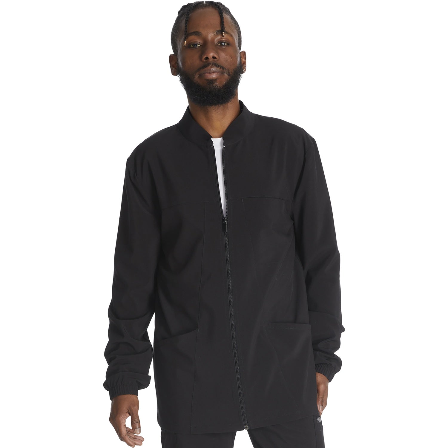 Men's EDS Essentials Zip Front Scrub Jacket