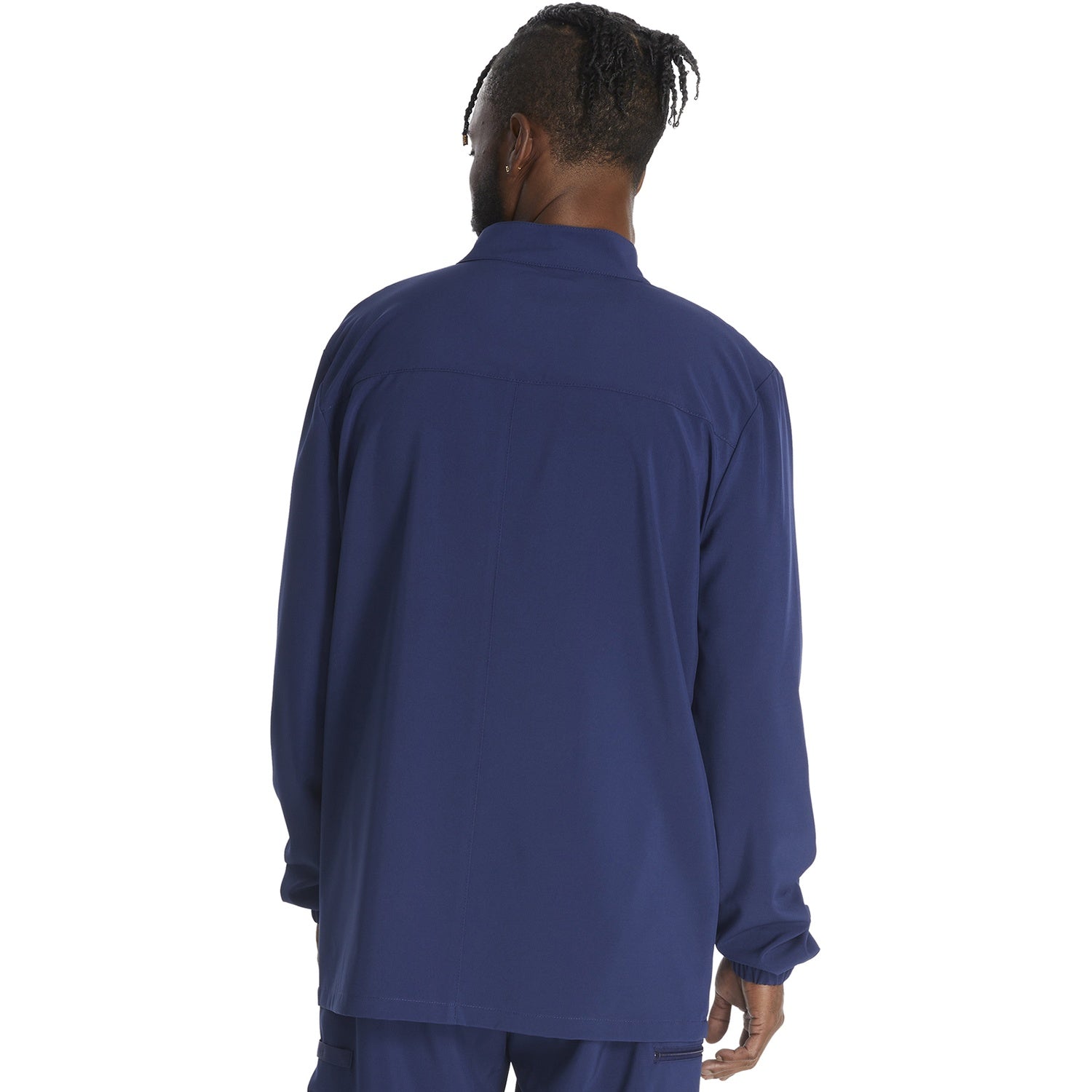 Men's EDS Essentials Zip Front Scrub Jacket - Image 2