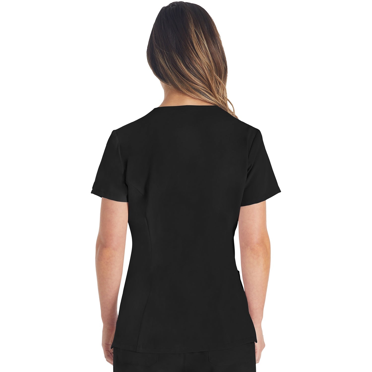Women's EDS Essentials V-Neck Scrub Top - Image 2