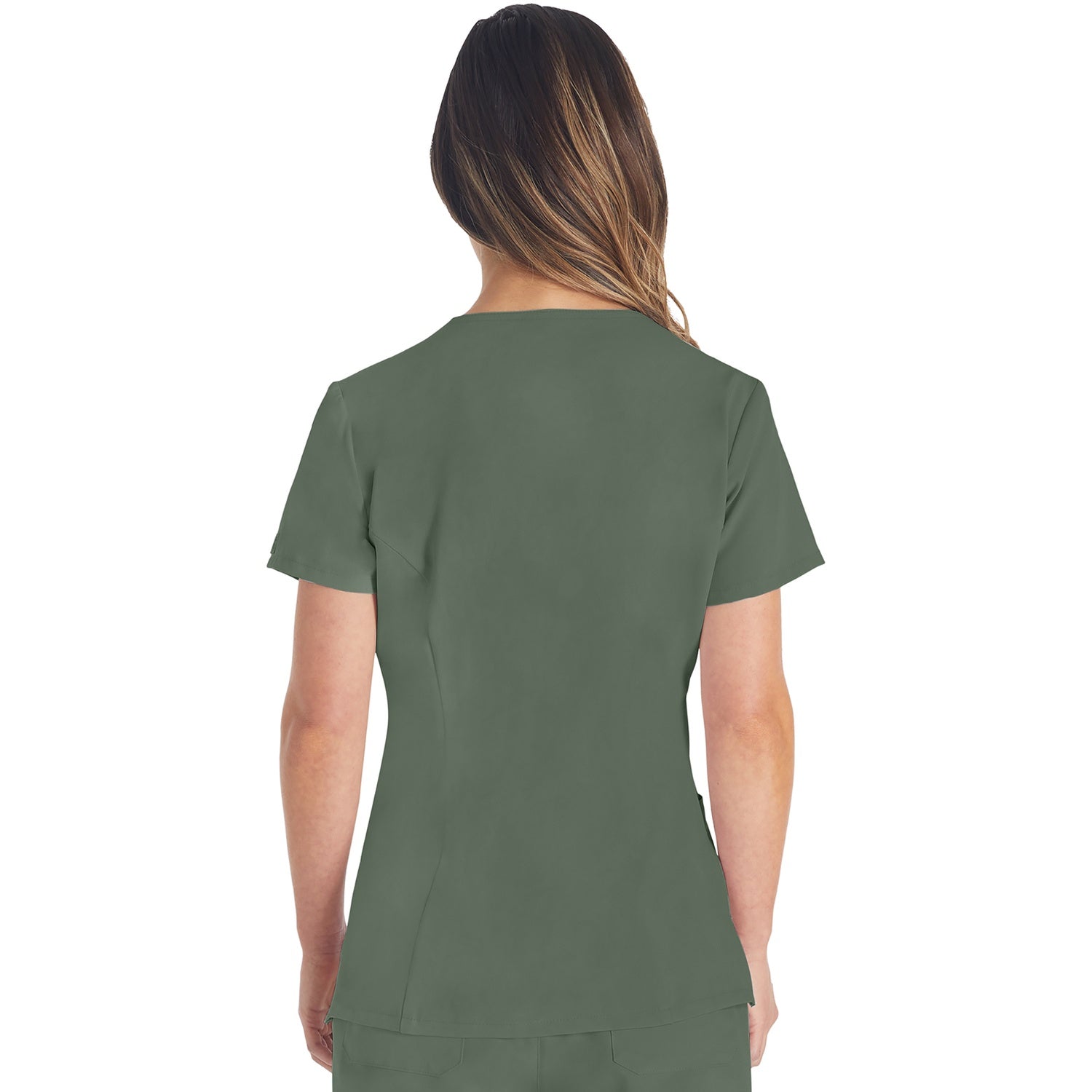 Women's EDS Essentials V-Neck Scrub Top - Image 2