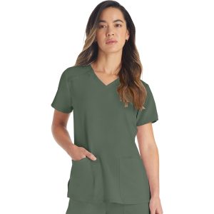 Women's EDS Essentials V-Neck Scrub Top