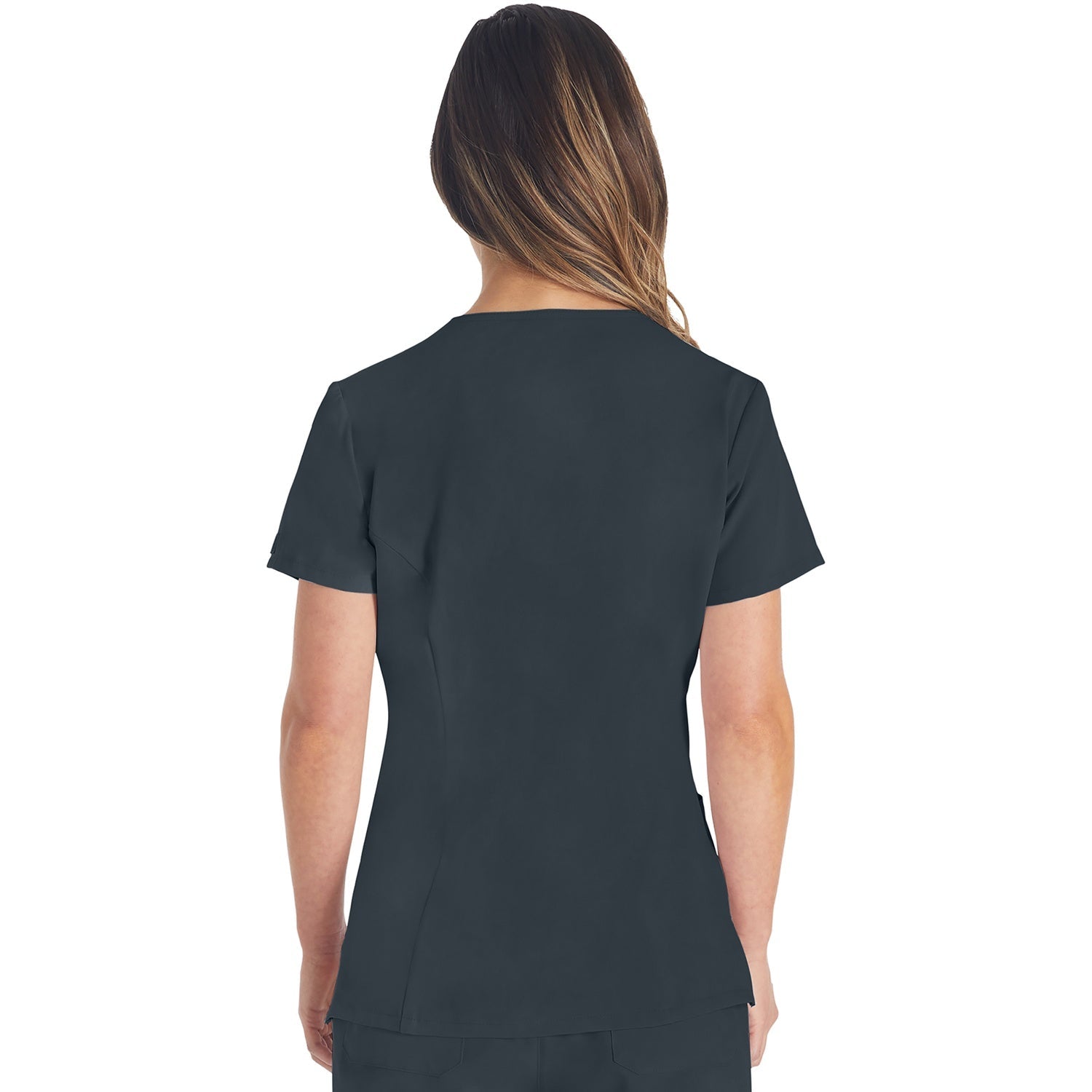 Women's EDS Essentials V-Neck Scrub Top - Image 2