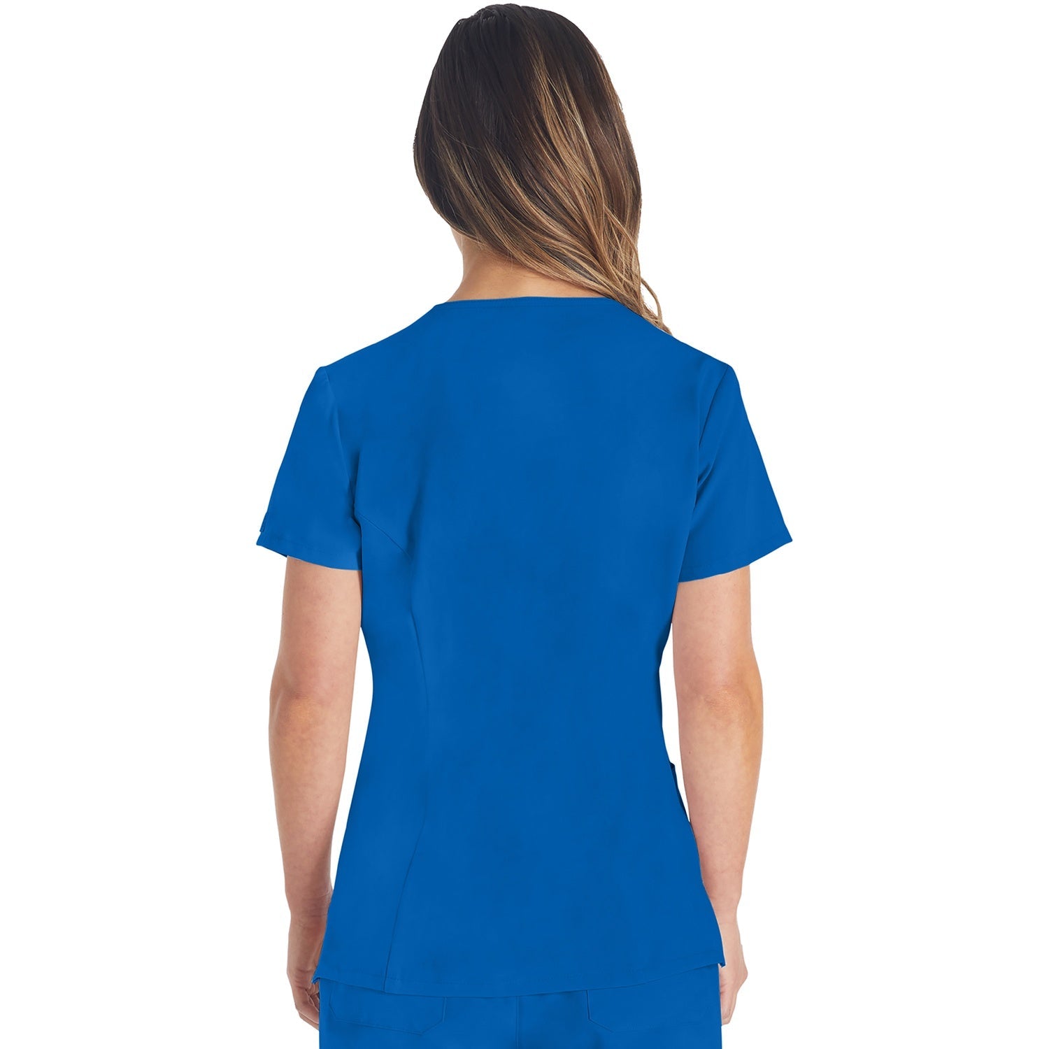 Women's EDS Essentials V-Neck Scrub Top - Image 2