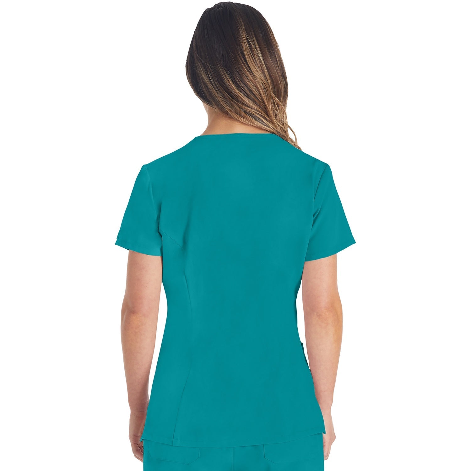 Women's EDS Essentials V-Neck Scrub Top - Image 2