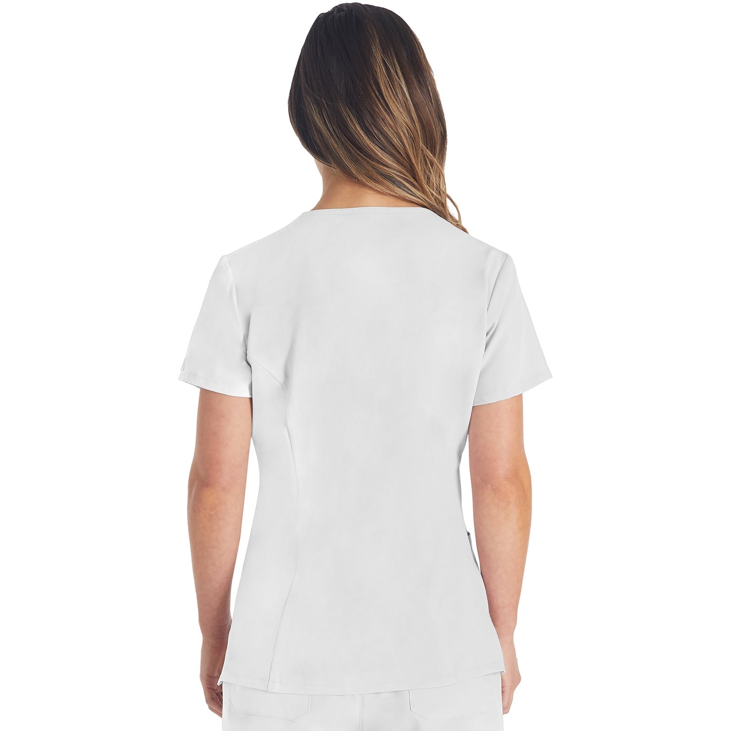 Women's EDS Essentials V-Neck Scrub Top - Image 2