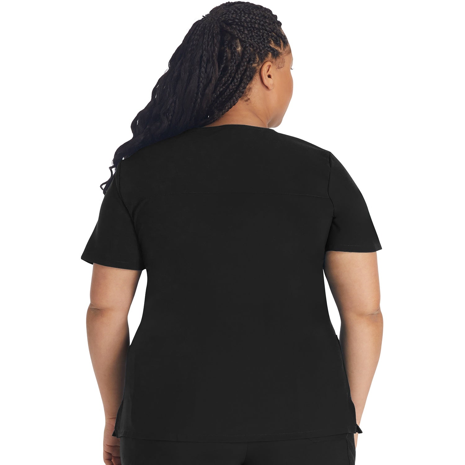 Women's EDS Essentials Mock Wrap Scrub Top - Image 2