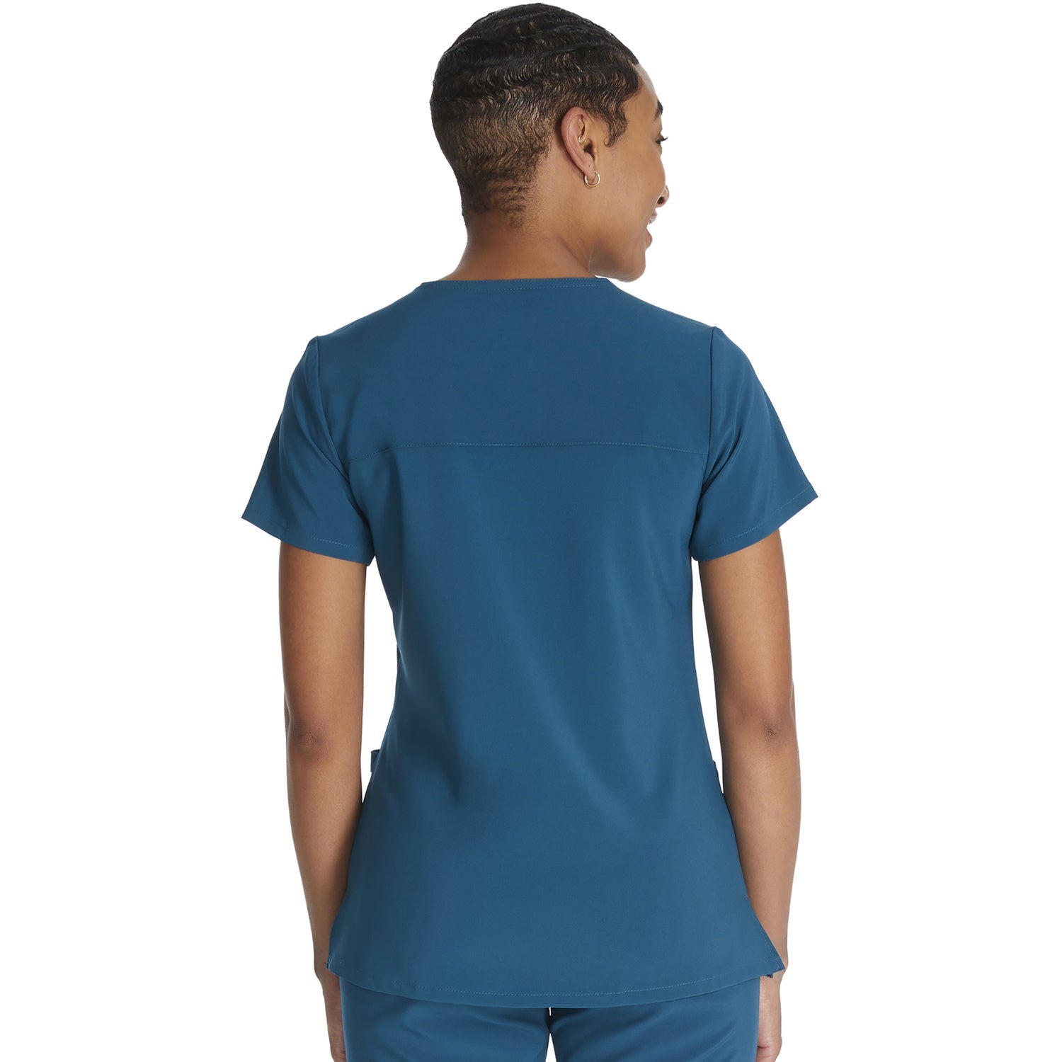 Women's EDS Essentials Mock Wrap Scrub Top - Image 2