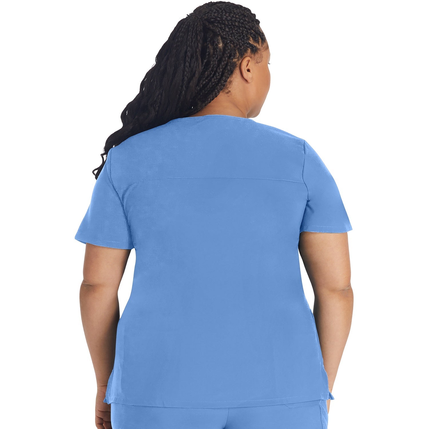 Women's EDS Essentials Mock Wrap Scrub Top - Image 2