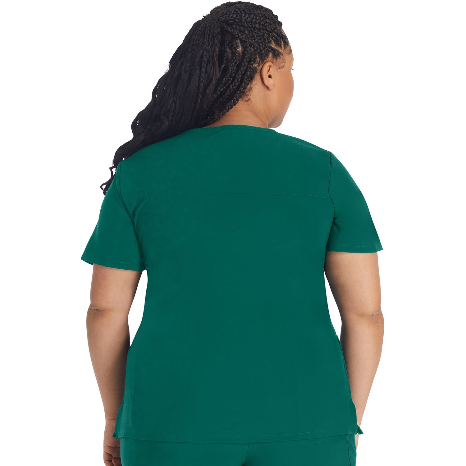 Women's EDS Essentials Mock Wrap Scrub Top - Image 2