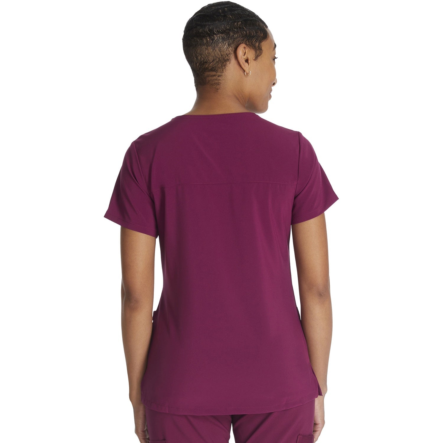 Women's EDS Essentials Mock Wrap Scrub Top - Image 2