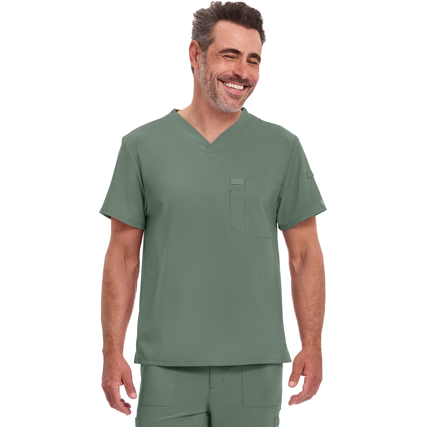 Men's EDS Essentials Tuckable V-Neck Scrub Top