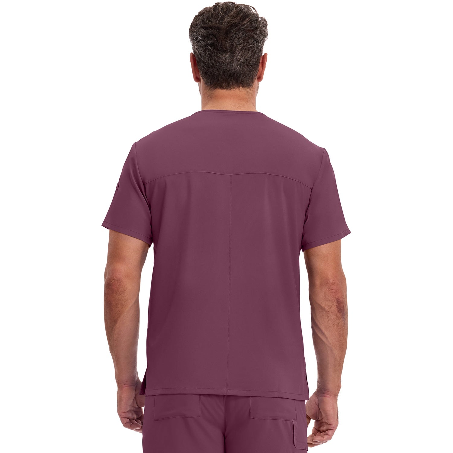 Men's EDS Essentials Tuckable V-Neck Scrub Top - Image 2