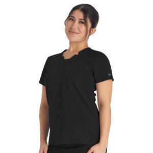 Women's Balance Notched V-Neck Scrub Top