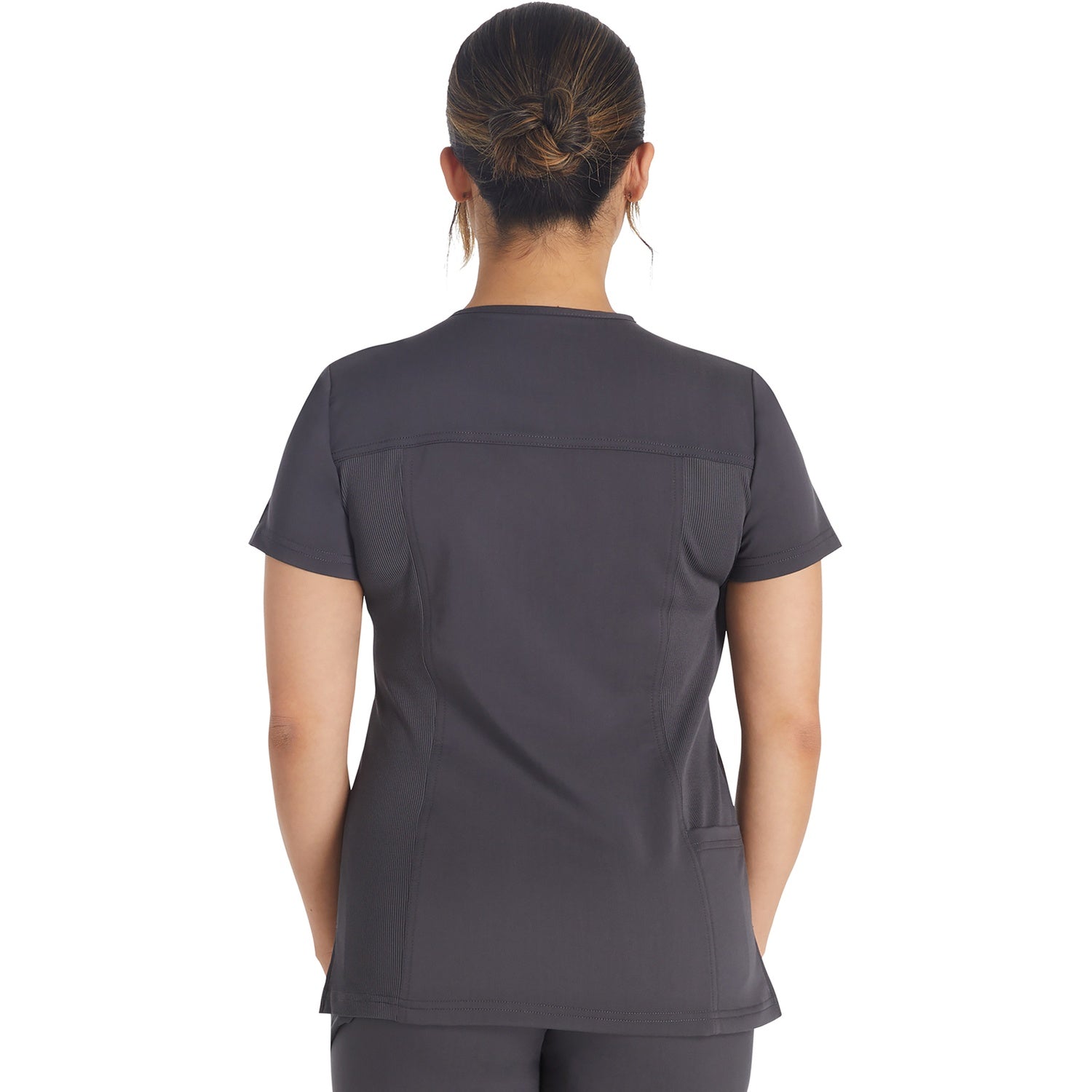 Women's Balance Notched V-Neck Scrub Top - Image 2