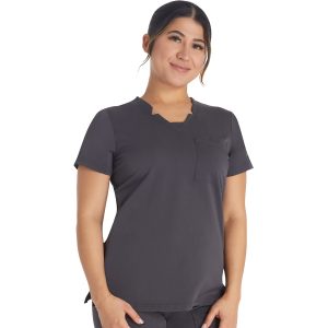 Women's Balance Notched V-Neck Scrub Top