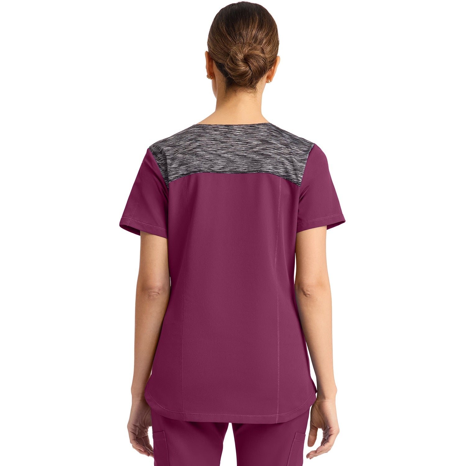 Women's Dynamix V-Neck Scrub Top - Image 2