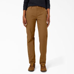 Women's FLEX Relaxed Straight Fit Duck Carpenter Pants