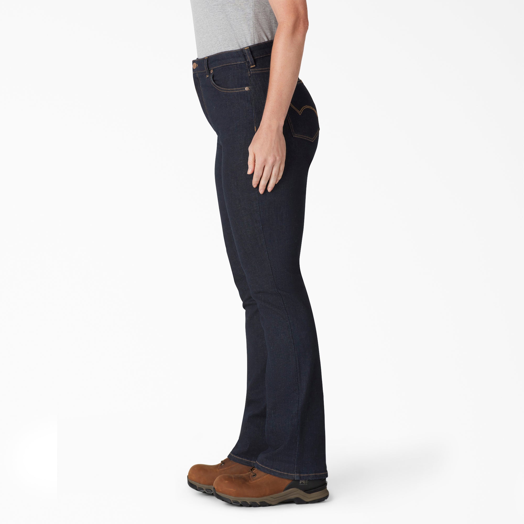 Women's Plus Perfect Shape High Waist Bootcut Jeans - Image 3