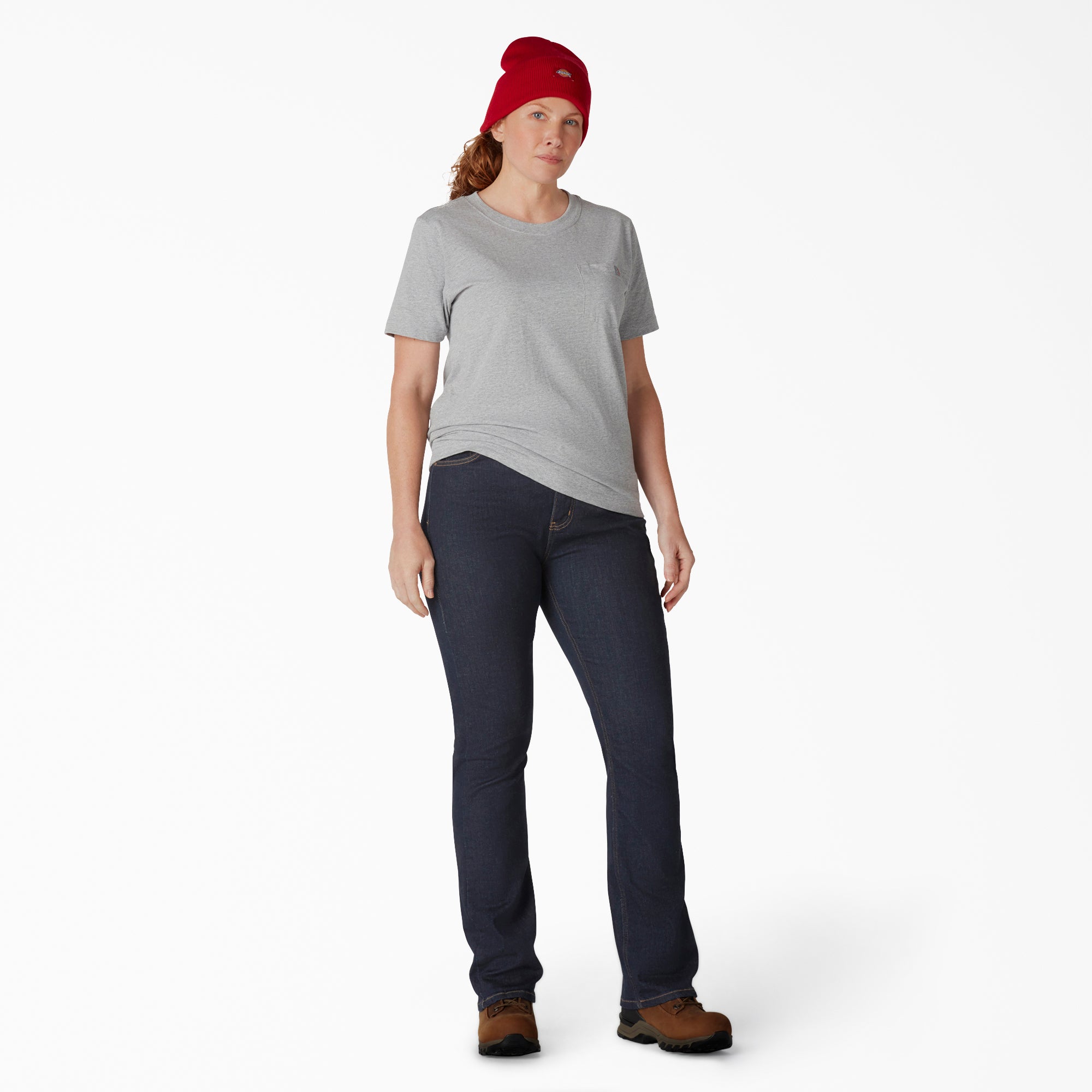 Women's Plus Perfect Shape High Waist Bootcut Jeans - Image 4