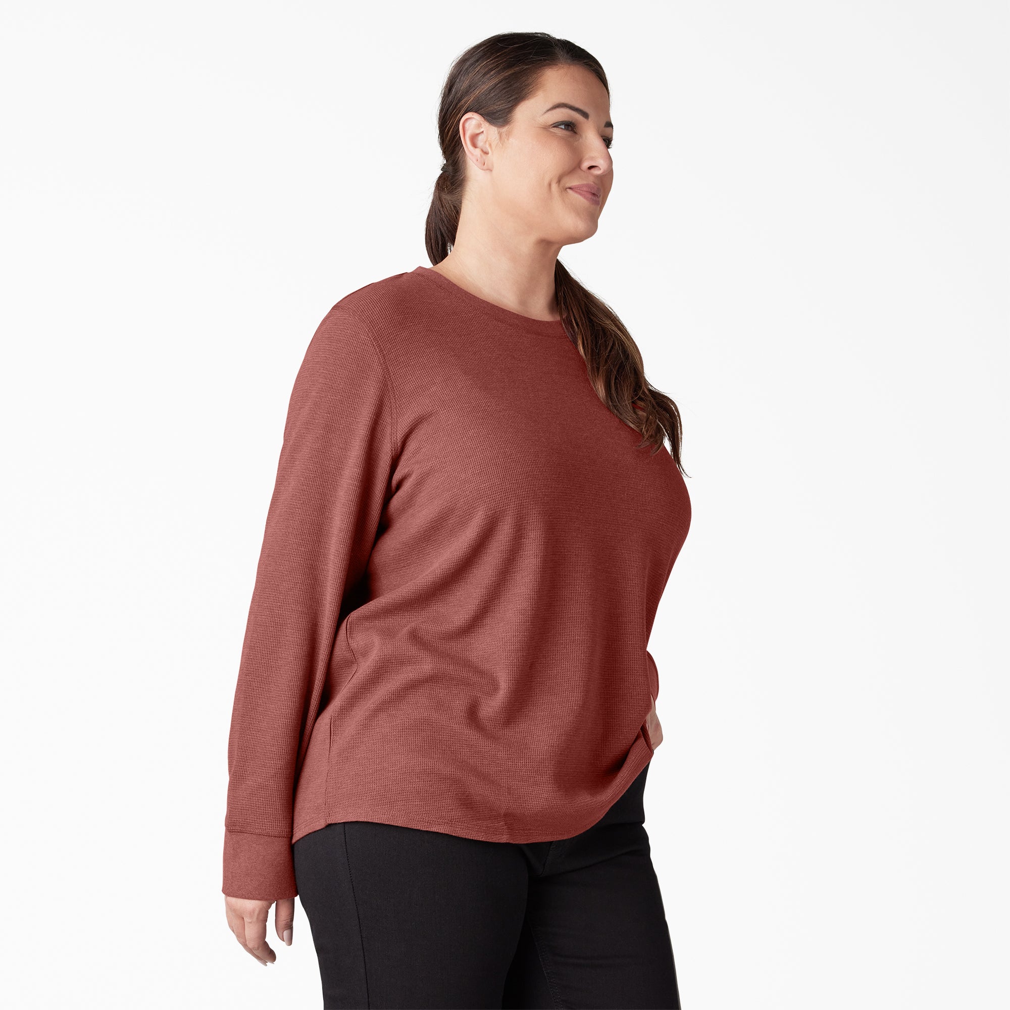 Women's Plus Long Sleeve Thermal Shirt - Image 4