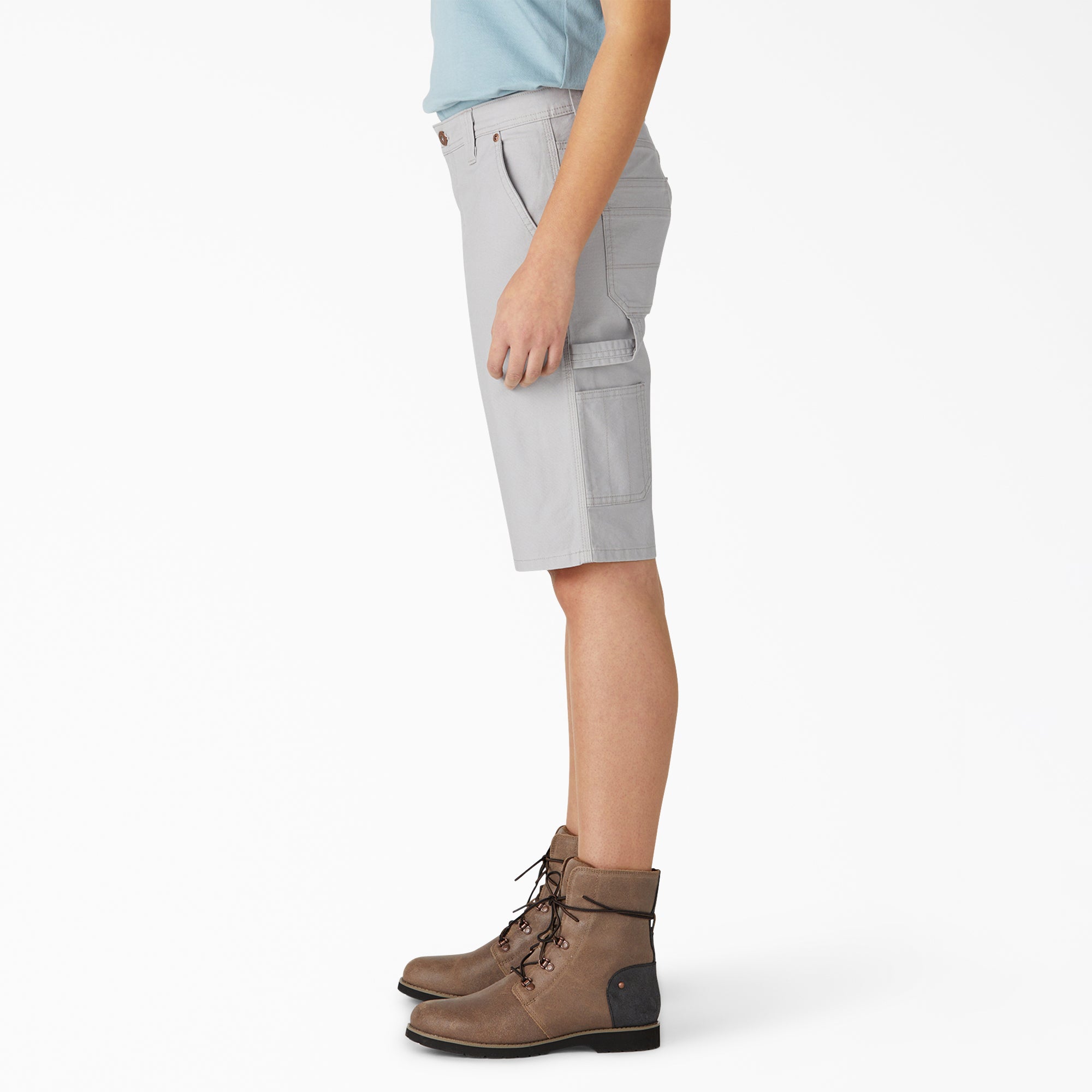 Women's Relaxed Fit Duck Carpenter Shorts. 11 - Image 3