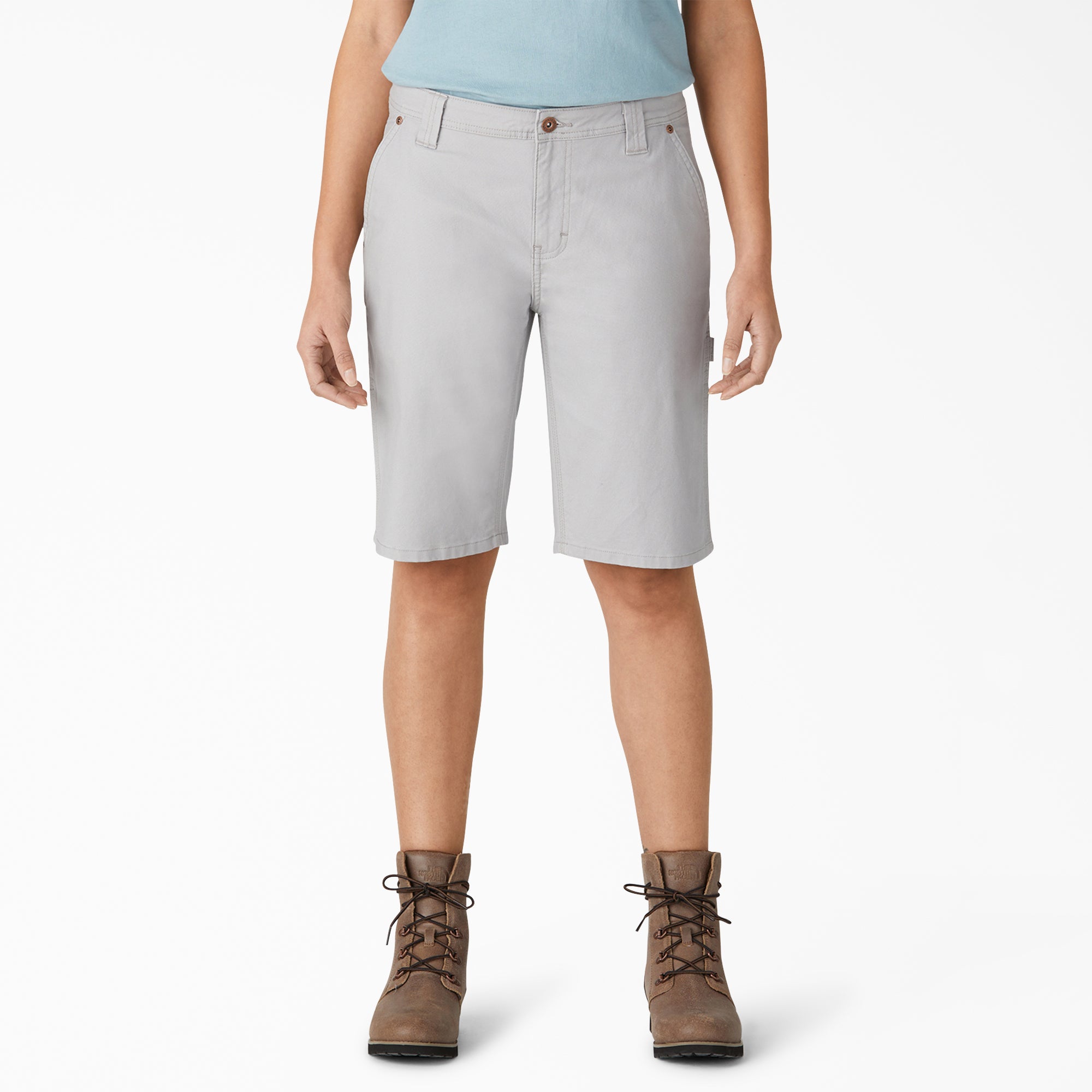 Women's Relaxed Fit Duck Carpenter Shorts. 11