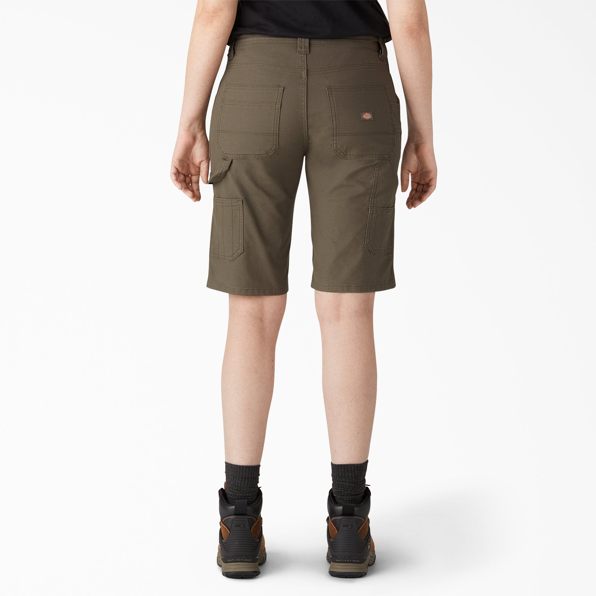 Women's Relaxed Fit Duck Carpenter Shorts. 11 - Image 2