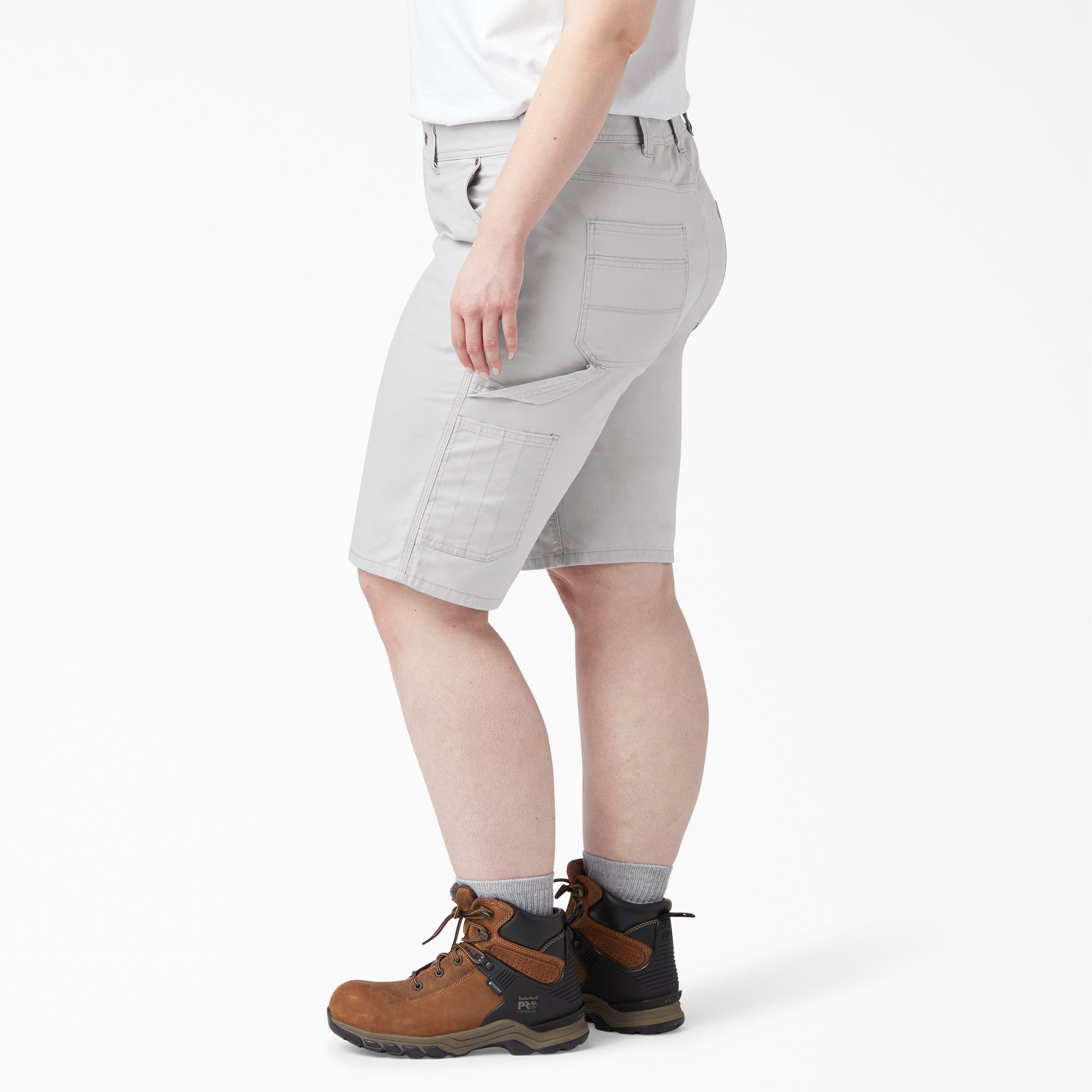 Women's Plus Relaxed Fit Duck Carpenter Shorts. 11 - Image 3