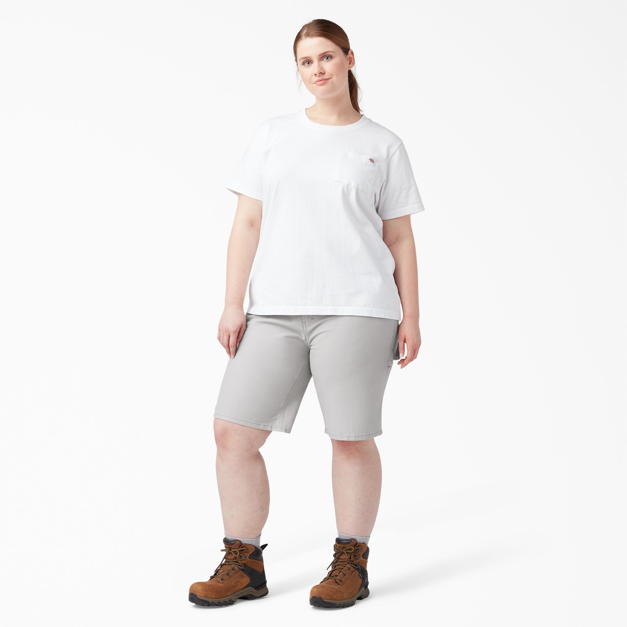 Women's Plus Relaxed Fit Duck Carpenter Shorts. 11 - Image 4