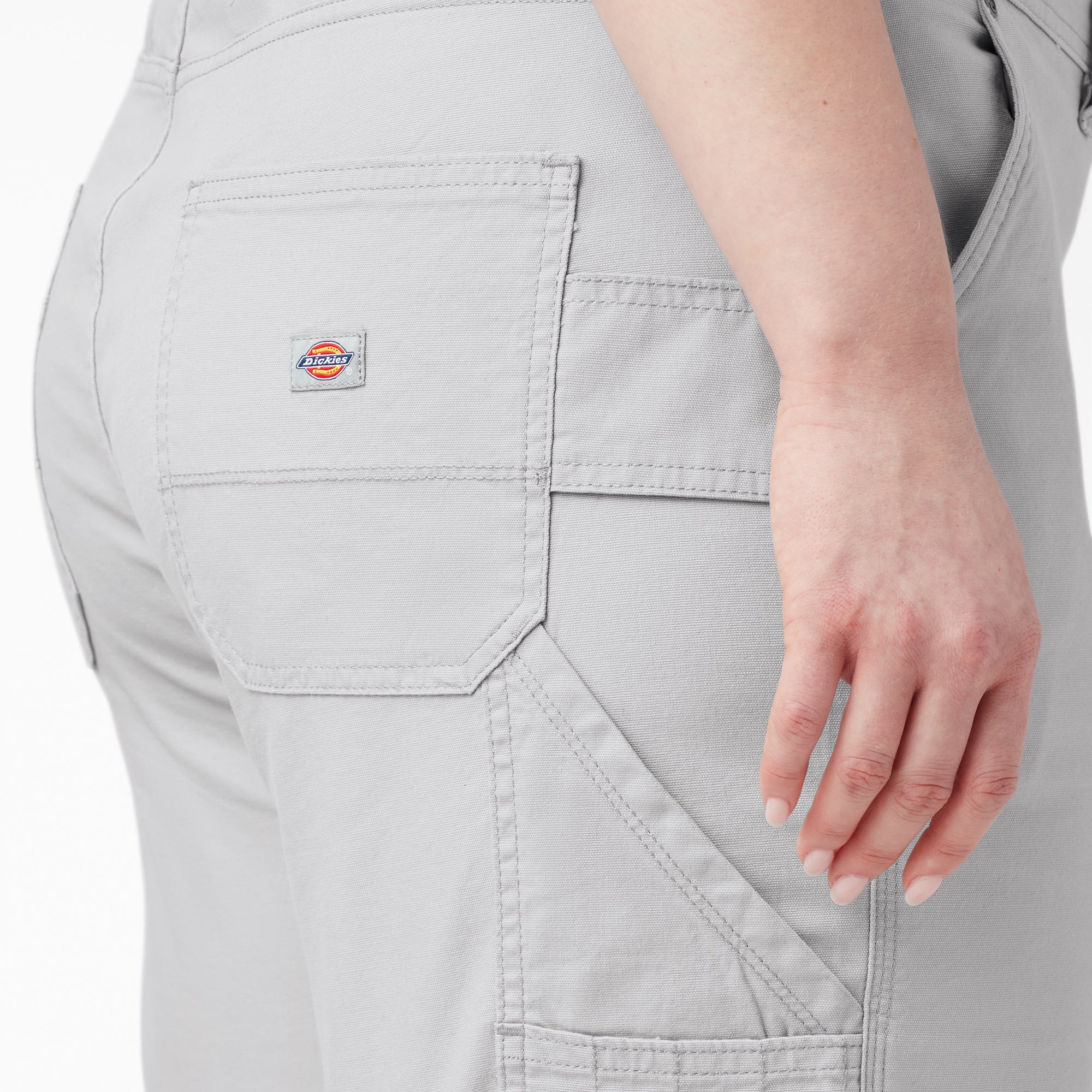 Women's Plus Relaxed Fit Duck Carpenter Shorts. 11 - Image 5
