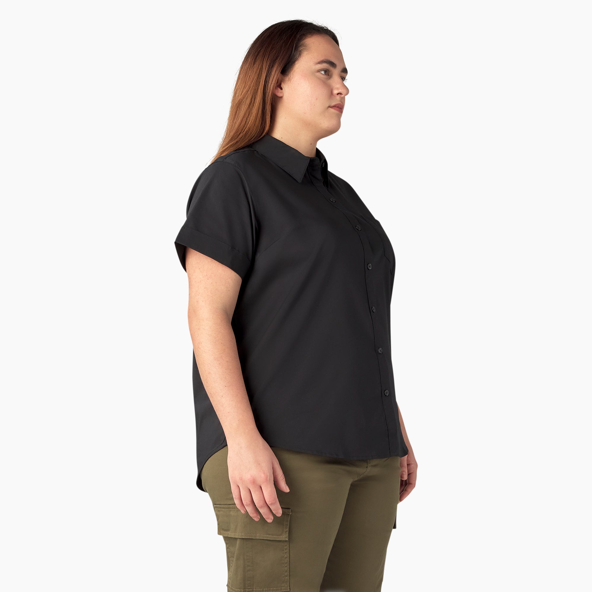 Women's Plus Button-Up Shirt - Image 4