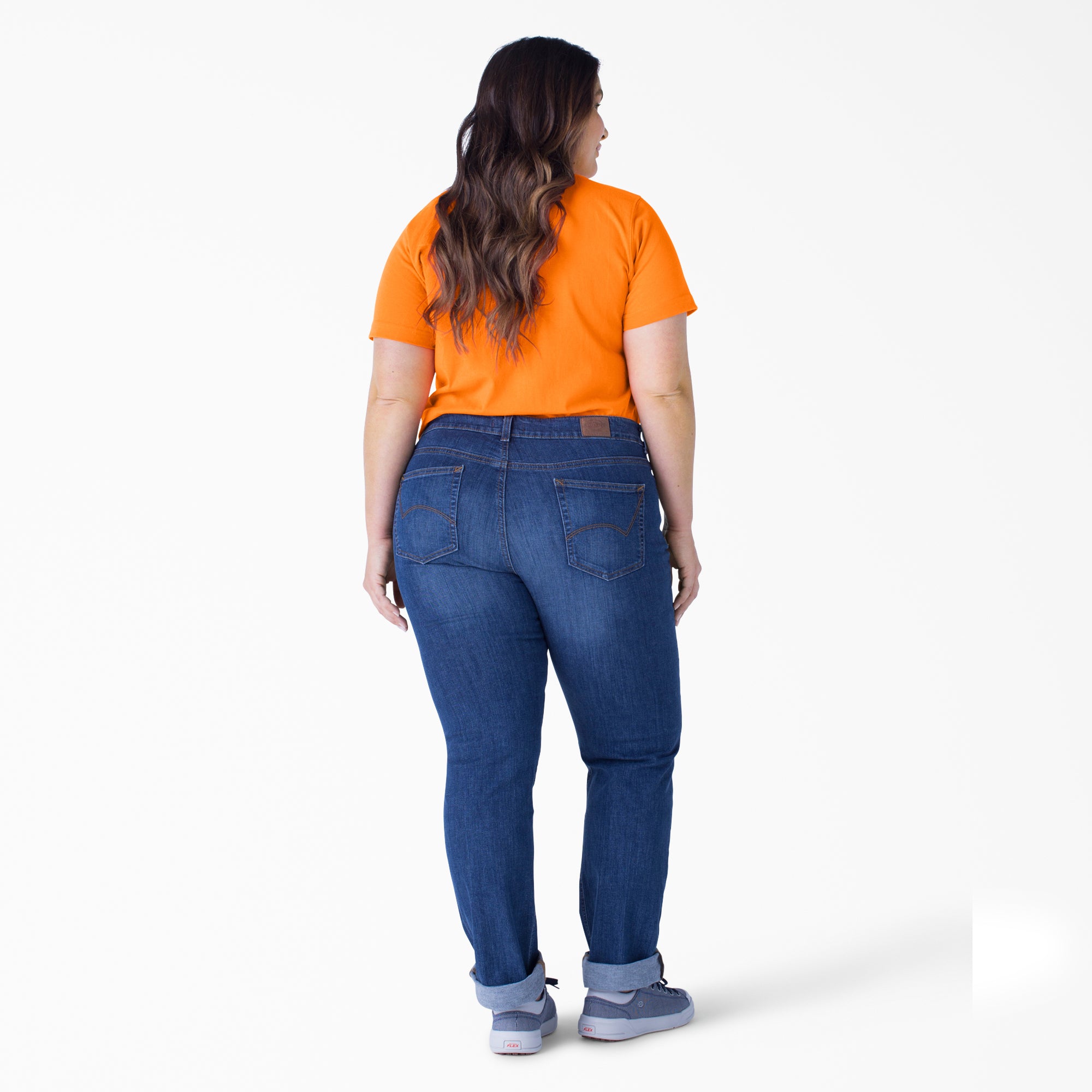 Women's Plus Heavyweight Short Sleeve Pocket T-Shirt - Image 4