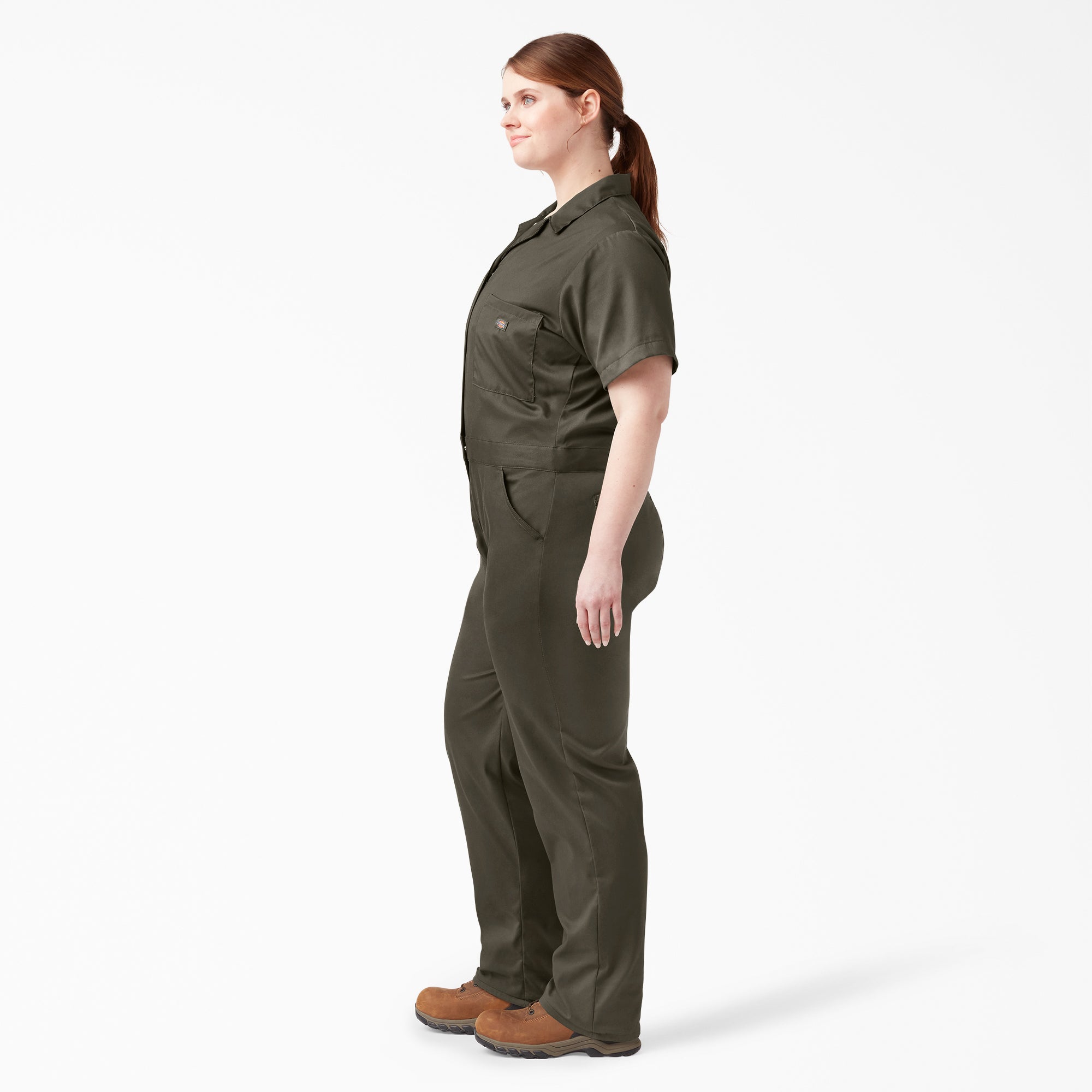 Women's Plus FLEX Cooling Short Sleeve Coveralls - Image 3